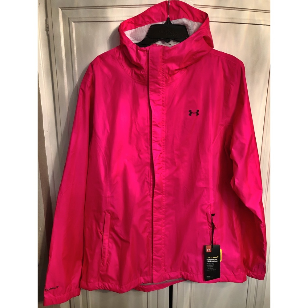 Under Armour Womens Hot Pink Storm jacket size XL